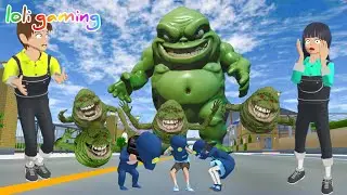RAJA MONSTER SLIMER mengamuk gara gara anaknya dibasmi YUTA DAN MIO😱😨😨😰
