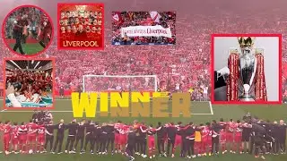 LIVERPOOL ARE CHAMPIONS! THE SCENES AS HISTORY IS MADE AT ANFIELD!