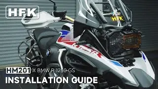 HM201 Dash Cam Installation on BMW R 1250 GS | Stealth Setup for a Clean Look