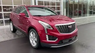 Red 2026 Cadillac XT5 Premium Luxury Calgary AB Wolfe Auto Group | Stock Number: YK101913
