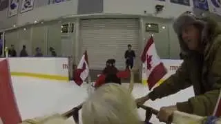 Australian Sleddog Tours at the Melbourne Ice Rink / Brett Hadden.