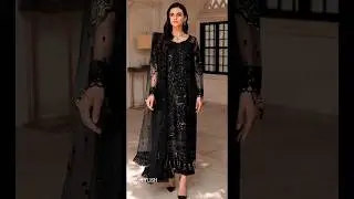 Black dress design |Pakistani suit design  #shorts​ #fashion​ #blackdress​ #partywear #trending