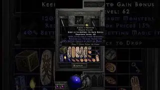 RARE DROP  - Rotting Fissure - 73% for Barbarian  #diablo2resurrected #gameplay