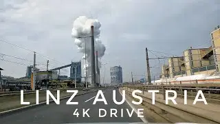 4K Austria POV Driving Through Linz | lofi hiphop beats