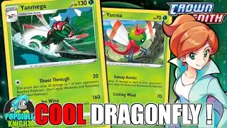YANMEGA : Spread Damage ! Decent Attack ! Free Retreat ! PTCGO gameplay (Pokemon CROWN ZENITH)