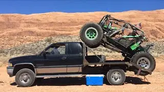 Get There In Style - modified pickup truck becomes crawler hauler