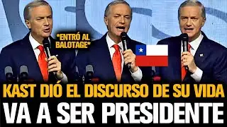 KAST ENTR&Oacute; AL BALOTAGE Y VA A SER PRESIDENTE DE CHILE | EL DISCURSO DE SU VIDA