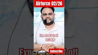 Airforce 02 2026 Intake Total Form fill Airforce Expected Cut off State wise #airforce 02 2026