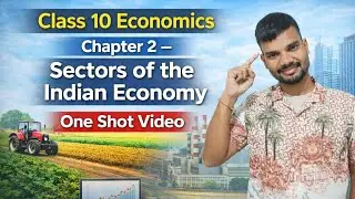 📊 Class 10 Economics Ch-2 | Sectors of Economy One Shot 💥 | By Vishal Sir 🔥📚#economics 