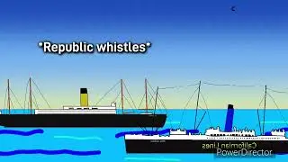 RMS Jackson And RMS Republic Meet While On Voyage