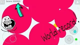 AGARIO MOBILE MASSIVE GLITCH 1 Million MASS! CRAZY MASS GLITCH HACK | Agario Mobile World record