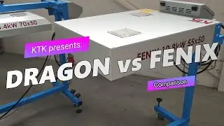 Flash-Cure Units for Screen-Printing: KTK Dragon vs KTK Fenix