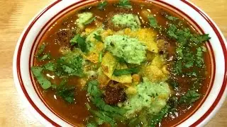 Chana Bateta or Curried Black Chickpeas in Gujarati