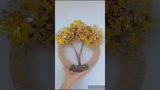 Expensive💰wall decor banaya waste materials 😱 se #shorts #trending #viral #youtubepartner