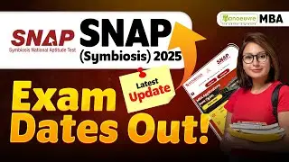 SNAP 2025 Notification | SNAP Exam Dates | SNAP 2025 Form Filling #snapexam #mba