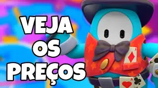 Fall Guys Pacote Trio Trio Truque de Mestre, Novo Emoji e Show Recordistas da Pista de Esqui