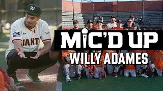 Willy Adames Surprises Youth Baseball Players in San Francisco | Mic'd Up