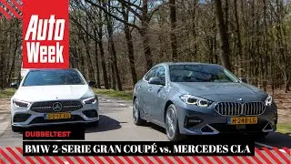 BMW 2-serie Gran Coupé vs. Mercedes-Benz CLA - AutoWeek Dubbeltest - English subtitles