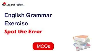 Spot the Error English Grammar Quiz