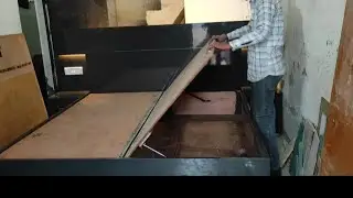 double bed with storage and hydraulic 