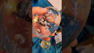 Someone's glass control bubble paperweight collection😲