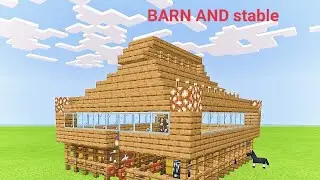 stable and barn tutorial minecraft ///1.16