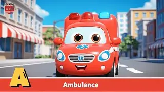 A to Z Vehicles for Kids 🚗🚜✈️ | Learn Alphabet with Fun Transport | ABC Learning #abcd #kids