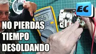 ¡Descubre el Secreto! Mide componentes electrónicos sin desoldar. Paso a paso