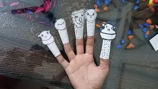 How to make finger's puppets in simple ways with easy tricks