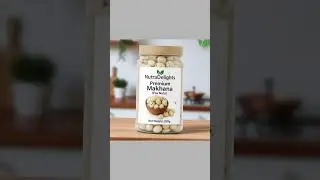 NutraDelights Premium Mithla Makhana 100g | Healthy & Crunchy Fox Nuts | Protein & #nutritionalfact
