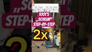 GREAT odd Meter groove drum lesson step by step: TOOL&lsquo;s Schism (part 1)