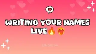 Writing names in beautiful handwriting🔥&hearts;️ #yt #calligraphy #namewriting #viral #livefeed #shortsfeed