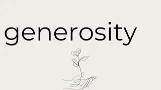 Generosity | Joy of Sacrificial Giving
