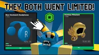Наушники Blue Clockwork и Dominus Potassium стали *ЛИМИТИРОВАННЫМИ* на ROBLOX✨ (Продаются за милл...