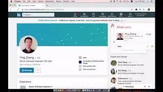 Prospecting on LinkedIn with AhaLeads Chrome extension