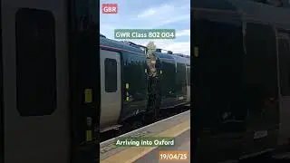 Class 802 004 arriving into Oxford