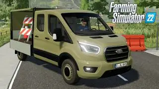 FS22 - RM (Ford) Transit Doka Pritsche - NEW CAR mod for Farming Simulator 2022 Roleplay