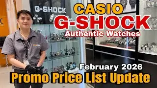 CASIO G-SHOCK Authentic Watches | Promo Price List Update February 2026