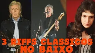 3 RIFFS DO ROCK CL&Aacute;SSICO NO BAIXO