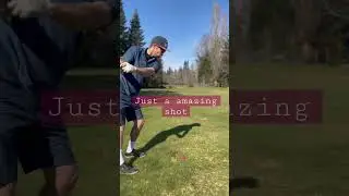 Amazing shot for a eagle look #amazingshot #canada #golf #golfswing #golftips #golflife #amazing