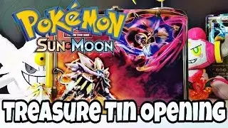 Opening A Pokemon Sun And Moon Treasure Chest (Lunchbox) Pokemon Card Opening!!