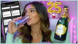 drunk get ready with me for my 25th birthday!