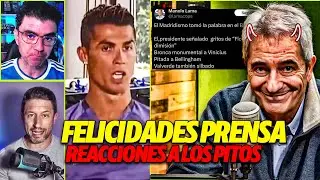 LAS REACCIONES FELICES DE ANTIMADRIDISTAS A LOS PIITOS EN EL BERNABEU 🤮 CR7 DENUNCIO EN SU MOMENTO