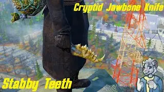 Cryptid Jawbone Knife - Sharp Chompers - Fallout 76 Weapon Guides