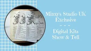 Minxy's Studio UK | EXCLUSIVE | Digital Kits | Show & Tell | Humoreske Piano Music & Backing Papers