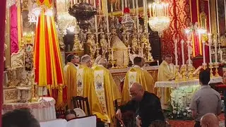 Gharb Mass during the feast - Gozo island