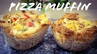 Pizza cups | How to make Pizza cups with bread | Airfryer recipe