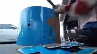 Drum wrap removal