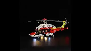 Sound + Remote Version Light Kit For Airbus H175 Rescue Helicopter 42145