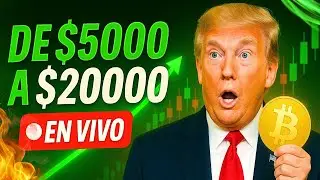 RETO: De $5.000 a $20.000 en 30 D&Iacute;AS 💰 | Trading CRIPTO EN VIVO 40X LONG/SHORT 🚨